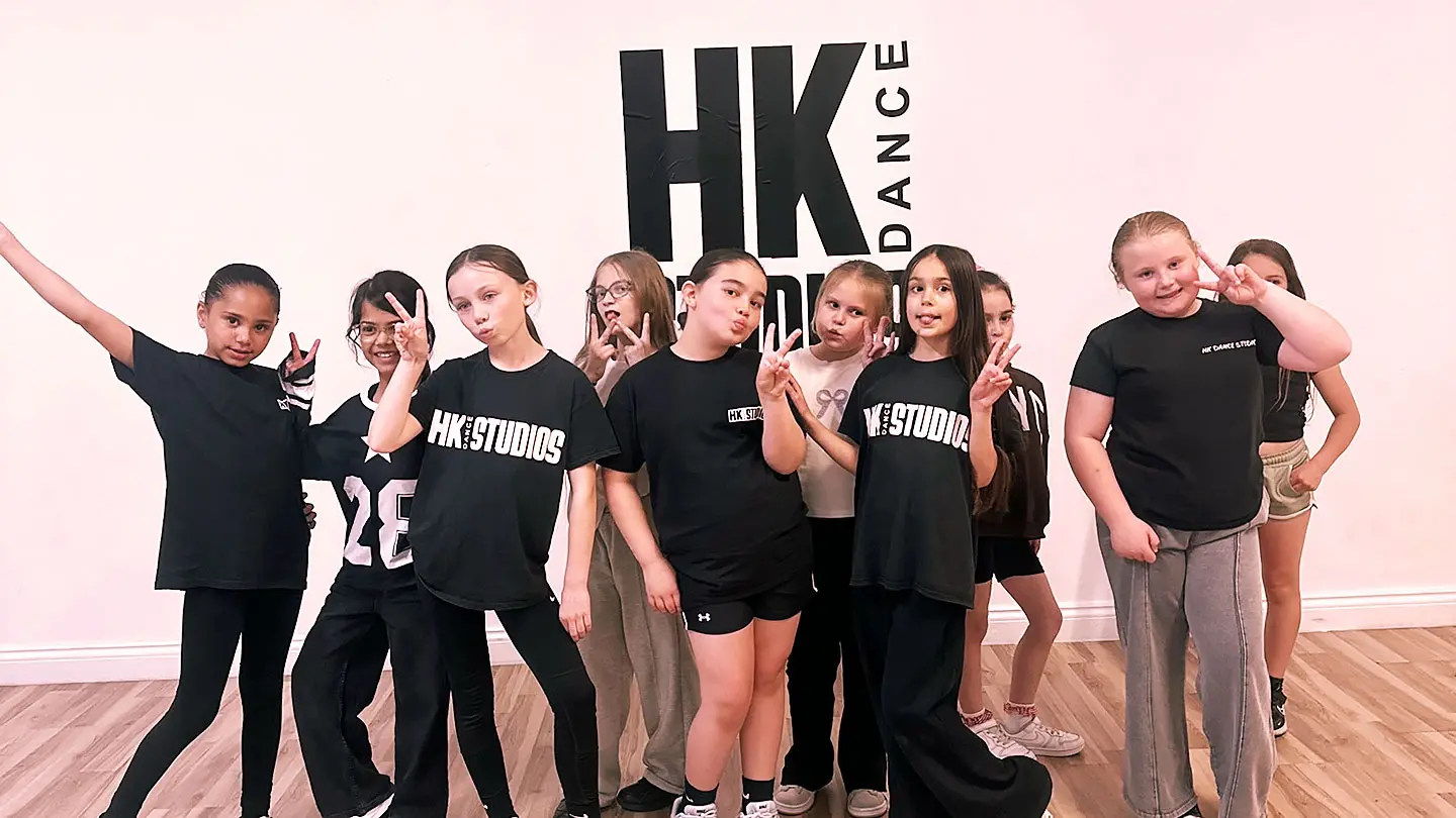 Children in a dance class at HK Dance Studios, a family-run school with studios across Essex
